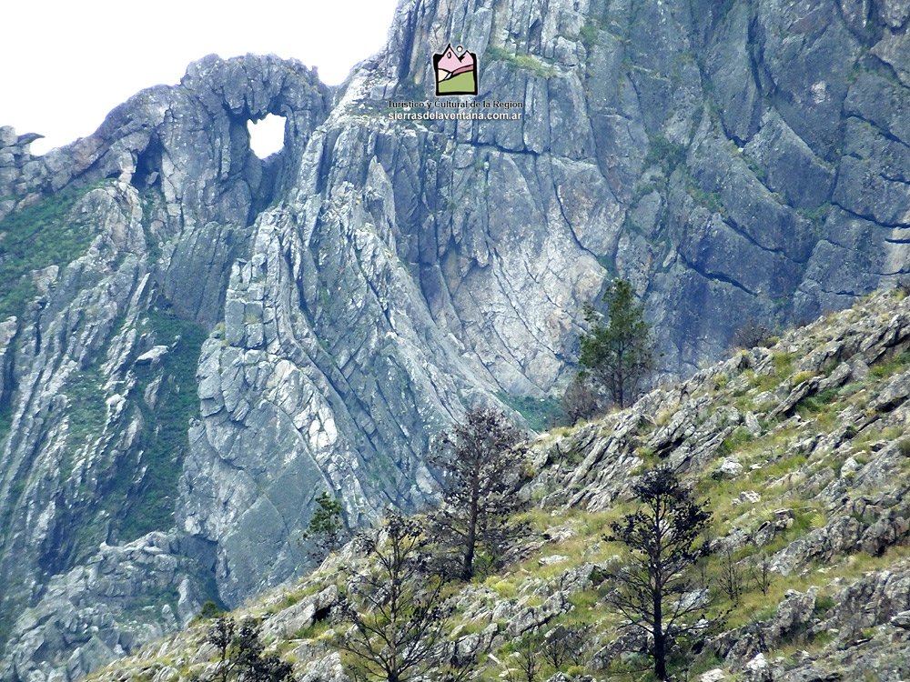 El hueco o ventana en la Sierra de la Ventana