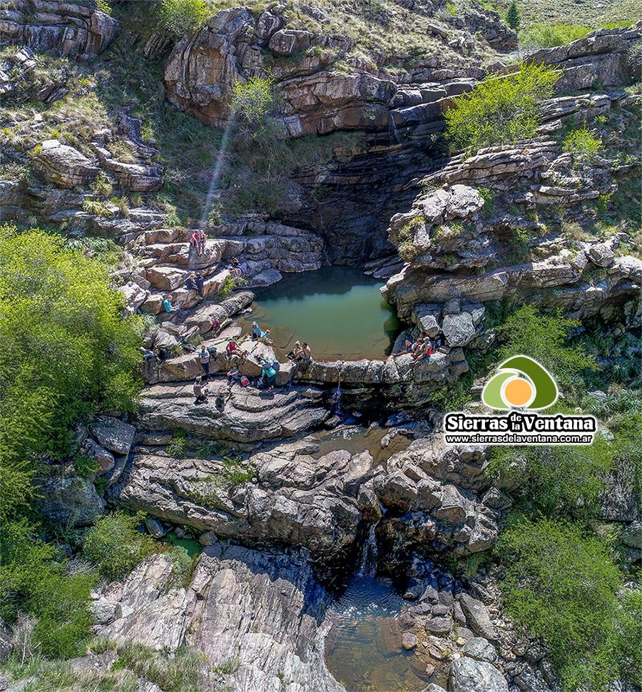 Fuente del Bautismo en Villa Ventana