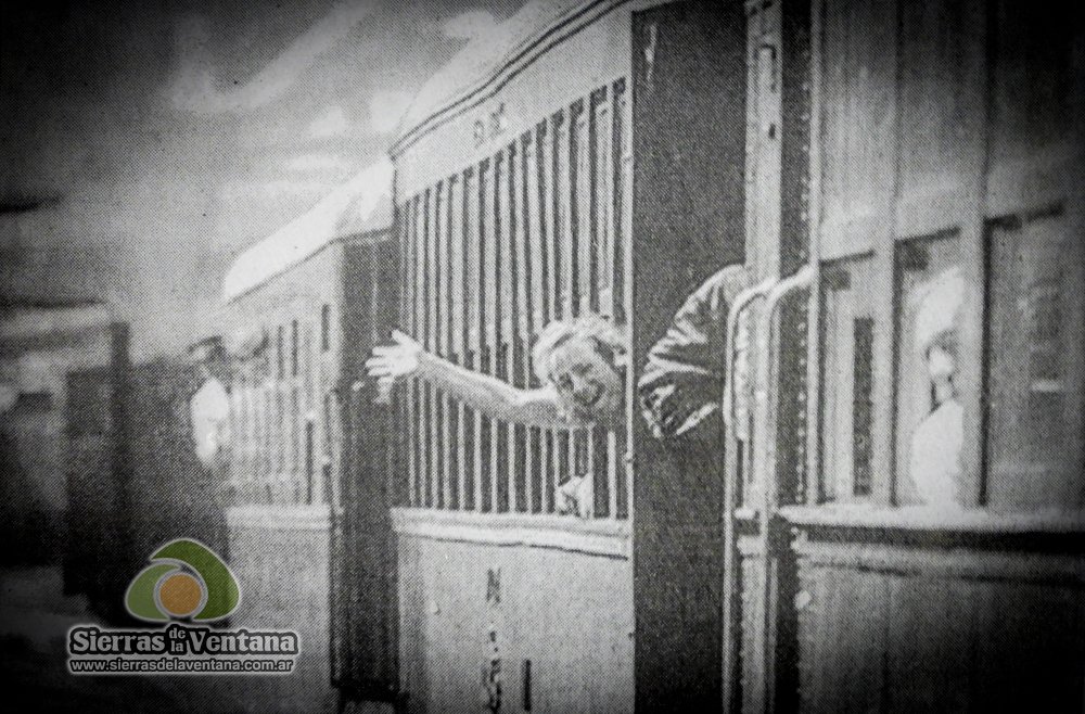 en tren a sierra de la ventana