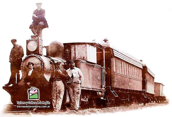 Locomotora de la Trochita de Sierra de la Ventana