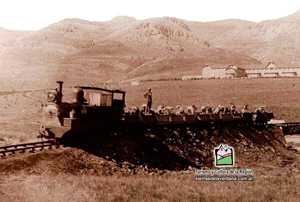 Locomotora de la Trochita de Sierra de la Ventana