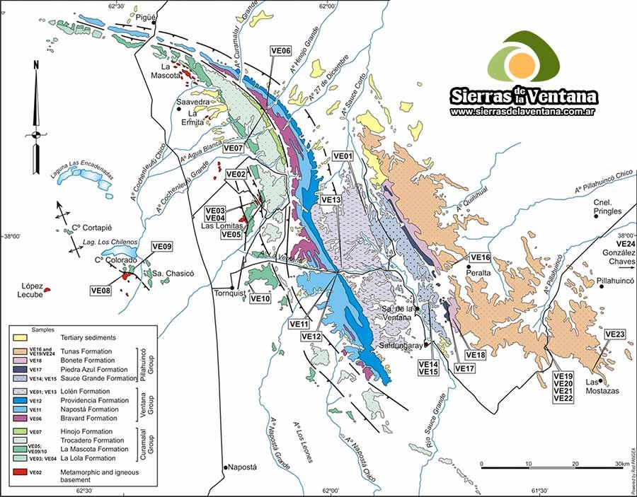 Formaciones Geológicas de Sierra de la Ventana