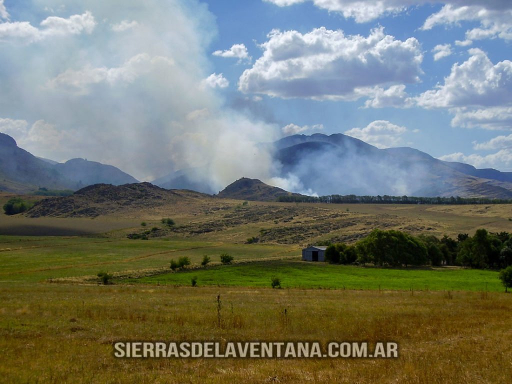 Incendio 2007 Sierra de la Ventana