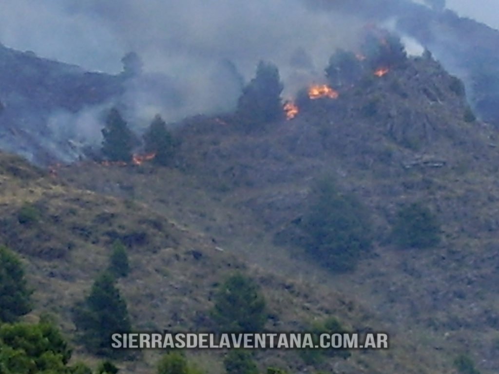Incendio 2007 Sierra de la Ventana