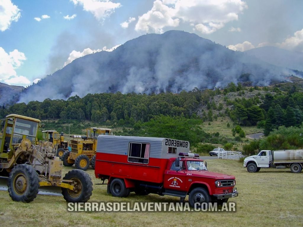 Incendio 2007 Sierra de la Ventana