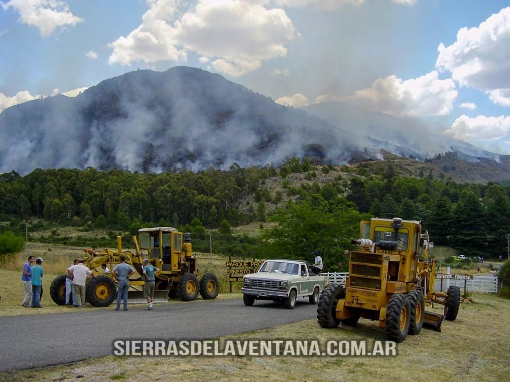 Incendio 2007 Sierra de la Ventana