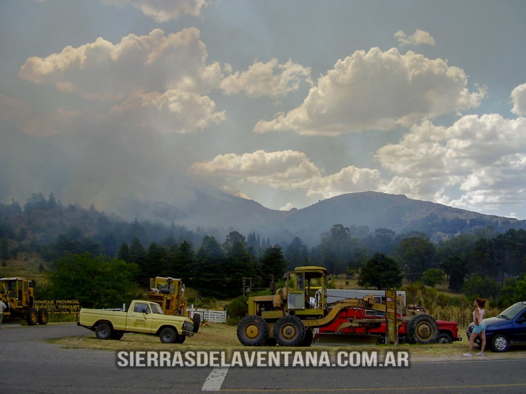 Incendio 2007 Sierra de la Ventana