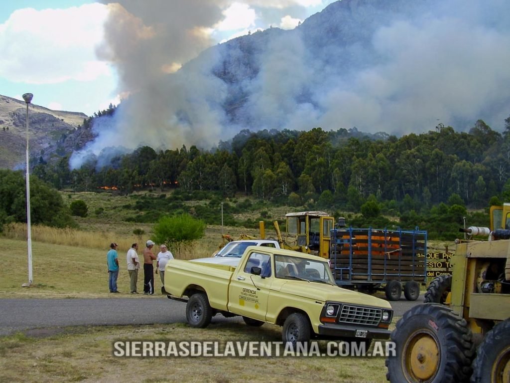 Incendio 2007 Sierra de la Ventana