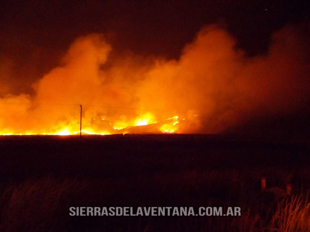 Incendio 2013 Sierra de la Ventana